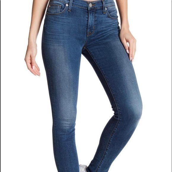 Hudson Mid Rise Skinny Jeans Nwt Sz 30
